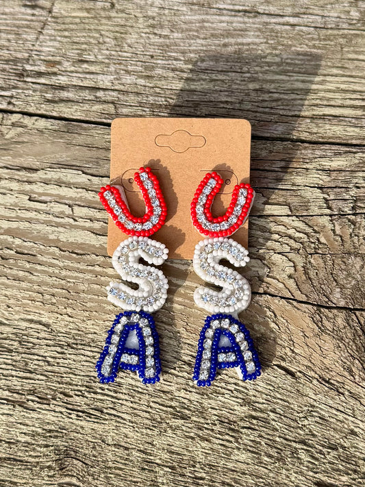 USA earrings